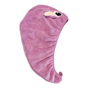 Microfiber Hair Towel with Button, Super Absorbent Quick Dry Hair Turban